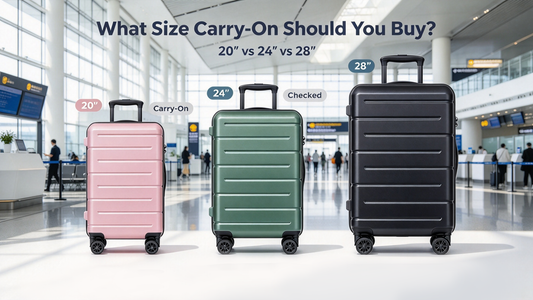 What Size Carry-On Should You Buy? 20" vs 24" vs 28"