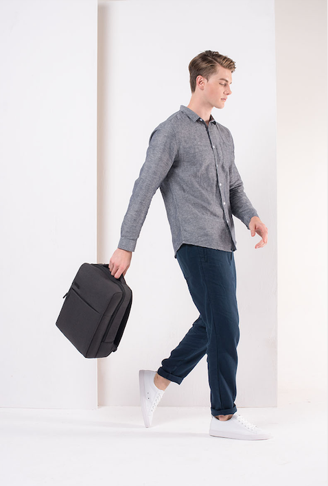 WEPLUS 1766 Large Capacity Shoulder Bag Men's Commute Laptop Backpack Business Style Water-resistant Travel Bag