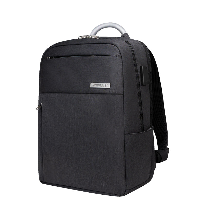 WEPLUS 8199 Large capacity shoulder bag men's commuter computer backpack business leisure college students schoolbag waterproof travel bag men's bag